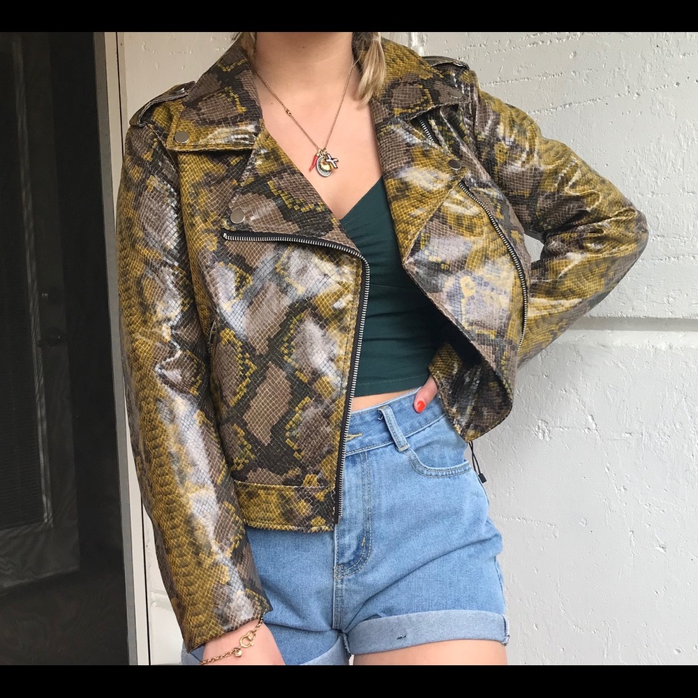 Zara biker jacket!
